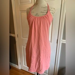 Victoria Secret peach/pink bra top halter dress.